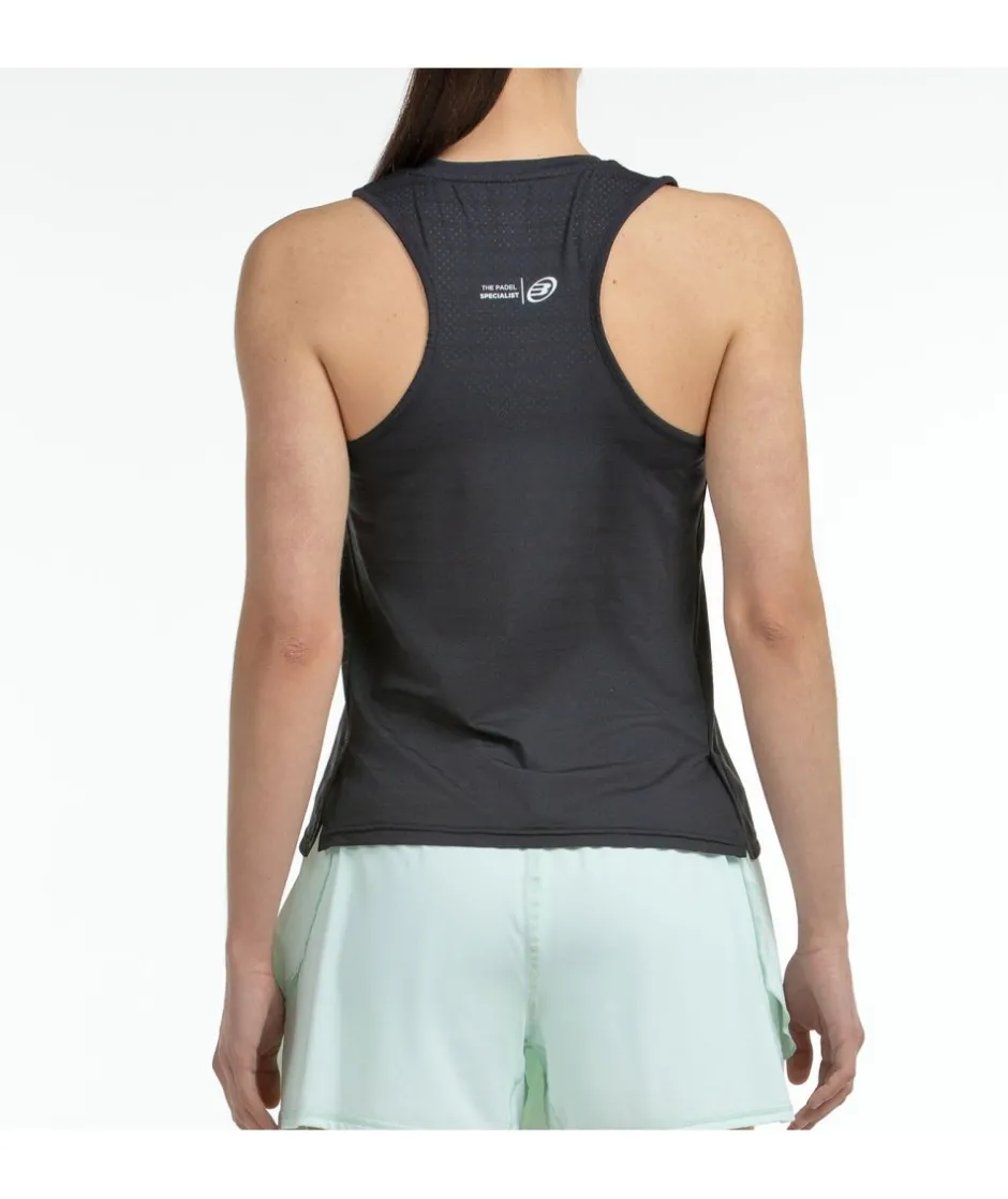 Outlet Bullpadel CAMISETA ADIES NEGRO TEJIDO BICOLOR