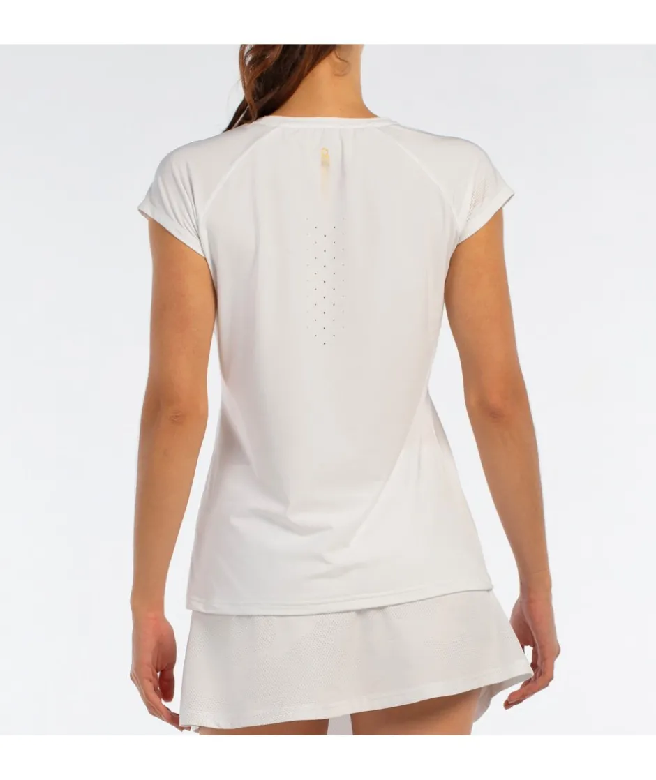 Bullpadel CAMISETA AFORE BLANCO