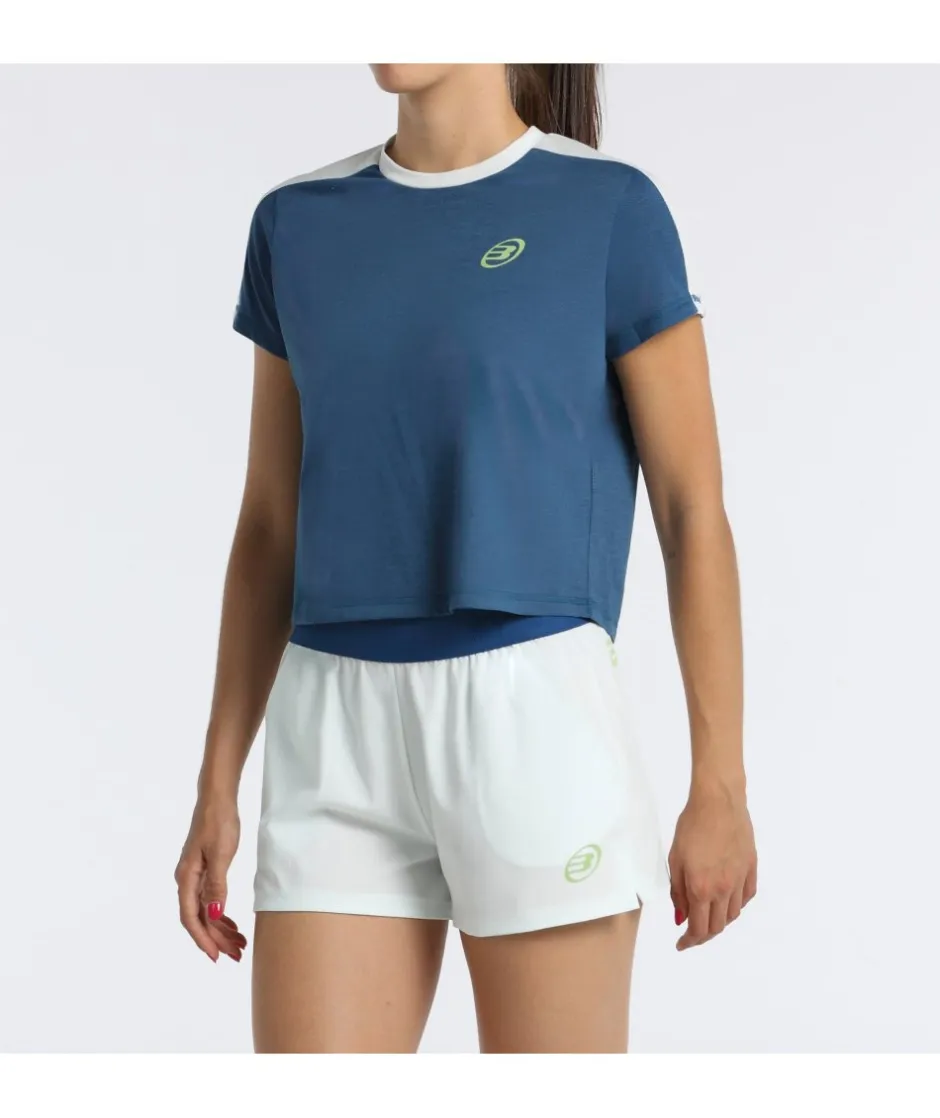 Discount Bullpadel CAMISETA BILMA AZUL OSCURO VIGORE