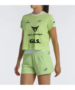 Discount Bullpadel CAMISETA BILMA BG VERDE MANZANA