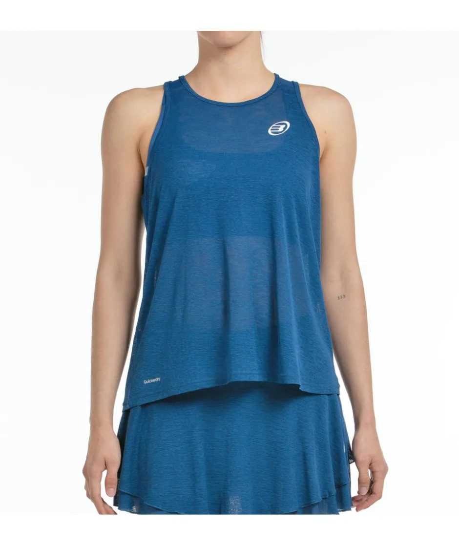 Discount Bullpadel CAMISETA DALENA AZUL TINTA