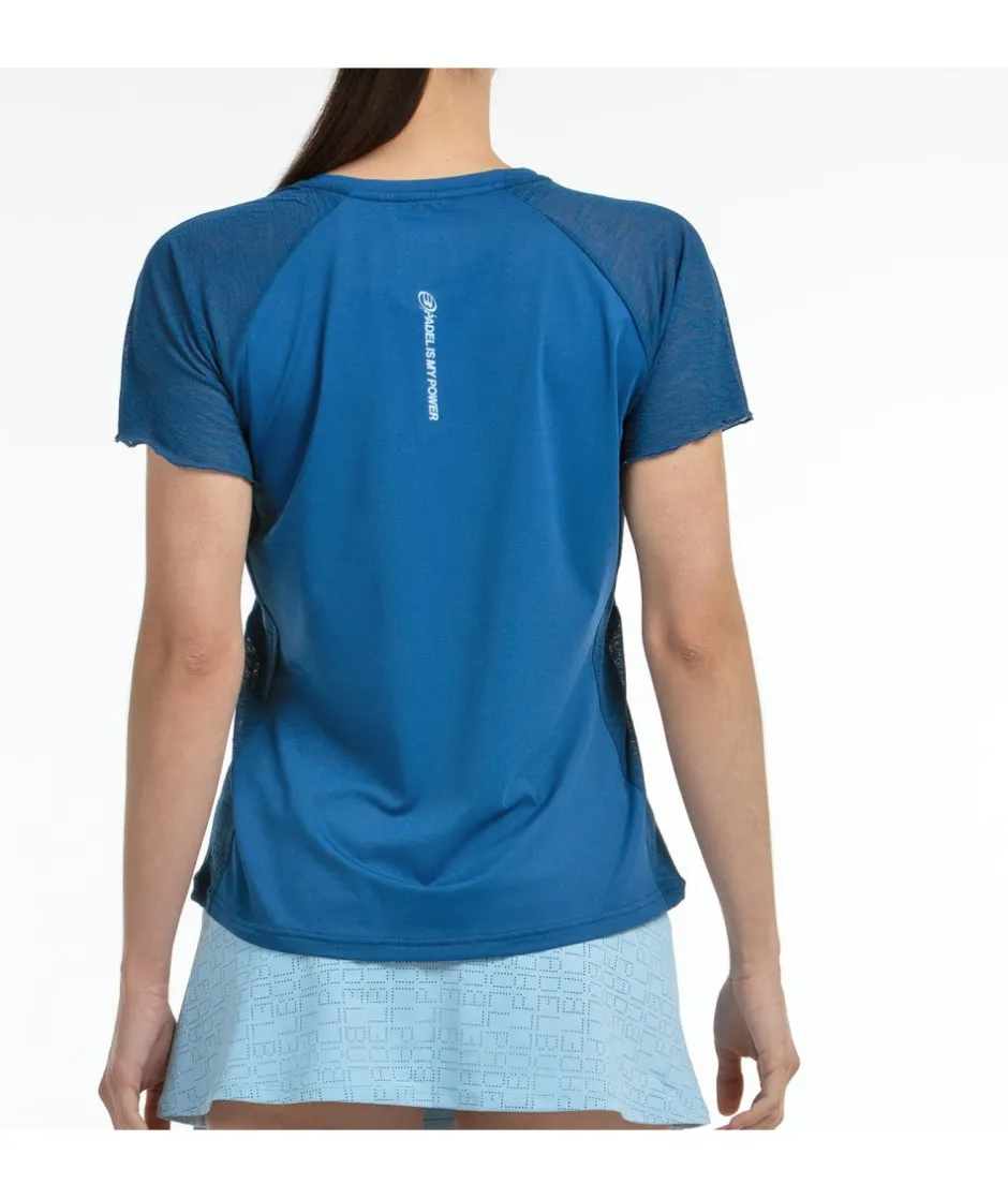 Bullpadel CAMISETA DEDALE AZUL TINTA