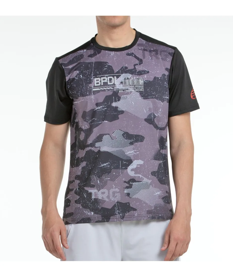 Hot Bullpadel CAMISETA ESGOS NEGRO