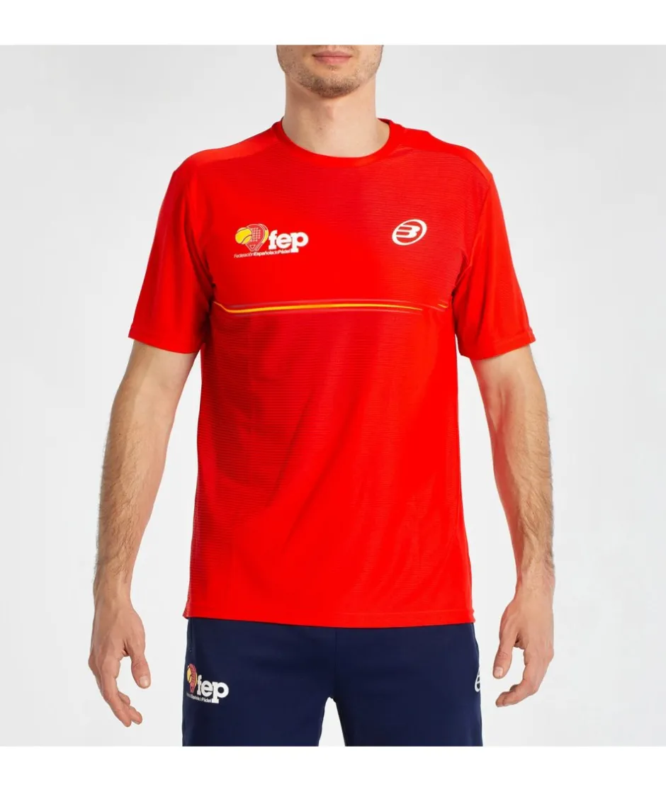 Outlet Bullpadel CAMISETA FANG ROJO