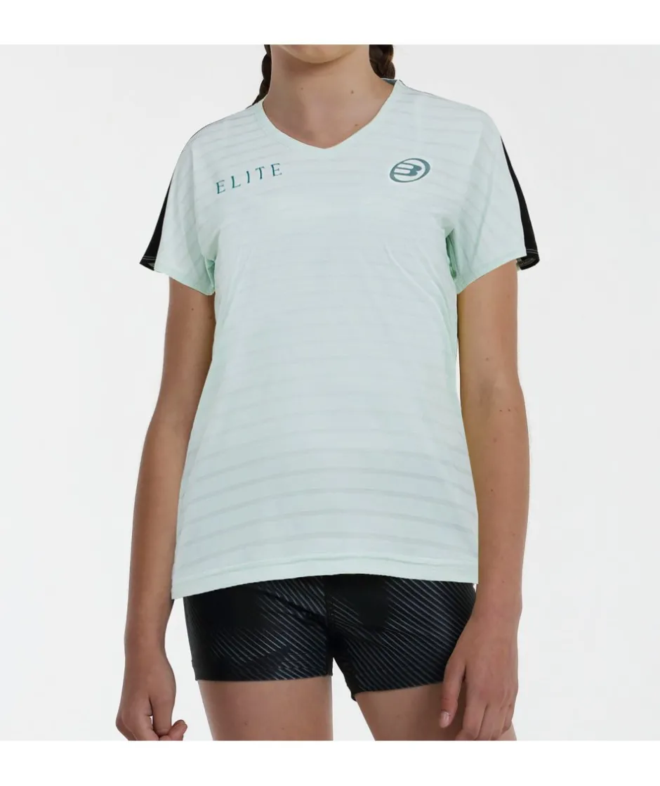 New Bullpadel CAMISETA GEMMA G 25V VERDE AGUA TEJ.BICOLOR