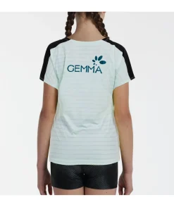 New Bullpadel CAMISETA GEMMA G 25V VERDE AGUA TEJ.BICOLOR