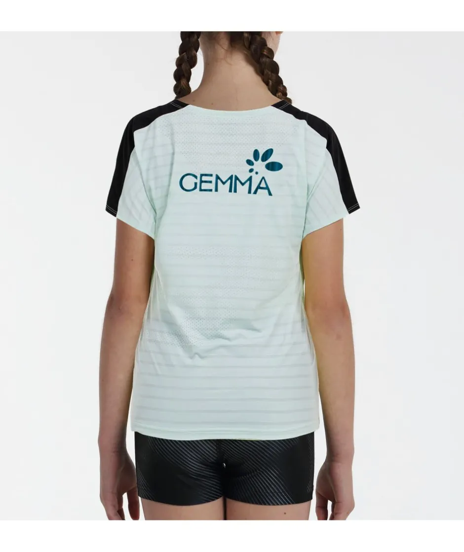 New Bullpadel CAMISETA GEMMA G 25V VERDE AGUA TEJ.BICOLOR