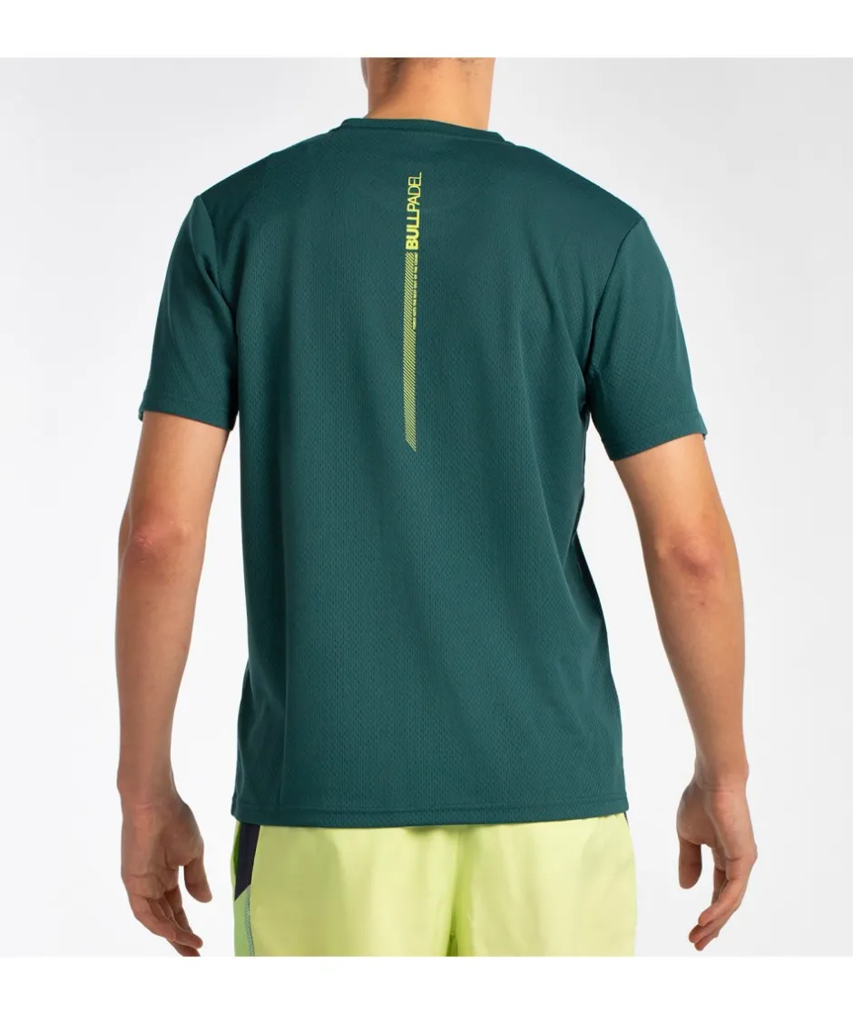 Sale Bullpadel CAMISETA LADRA VERDE OSCURO