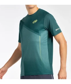 Discount Bullpadel CAMISETA LAGAR VERDE OSCURO