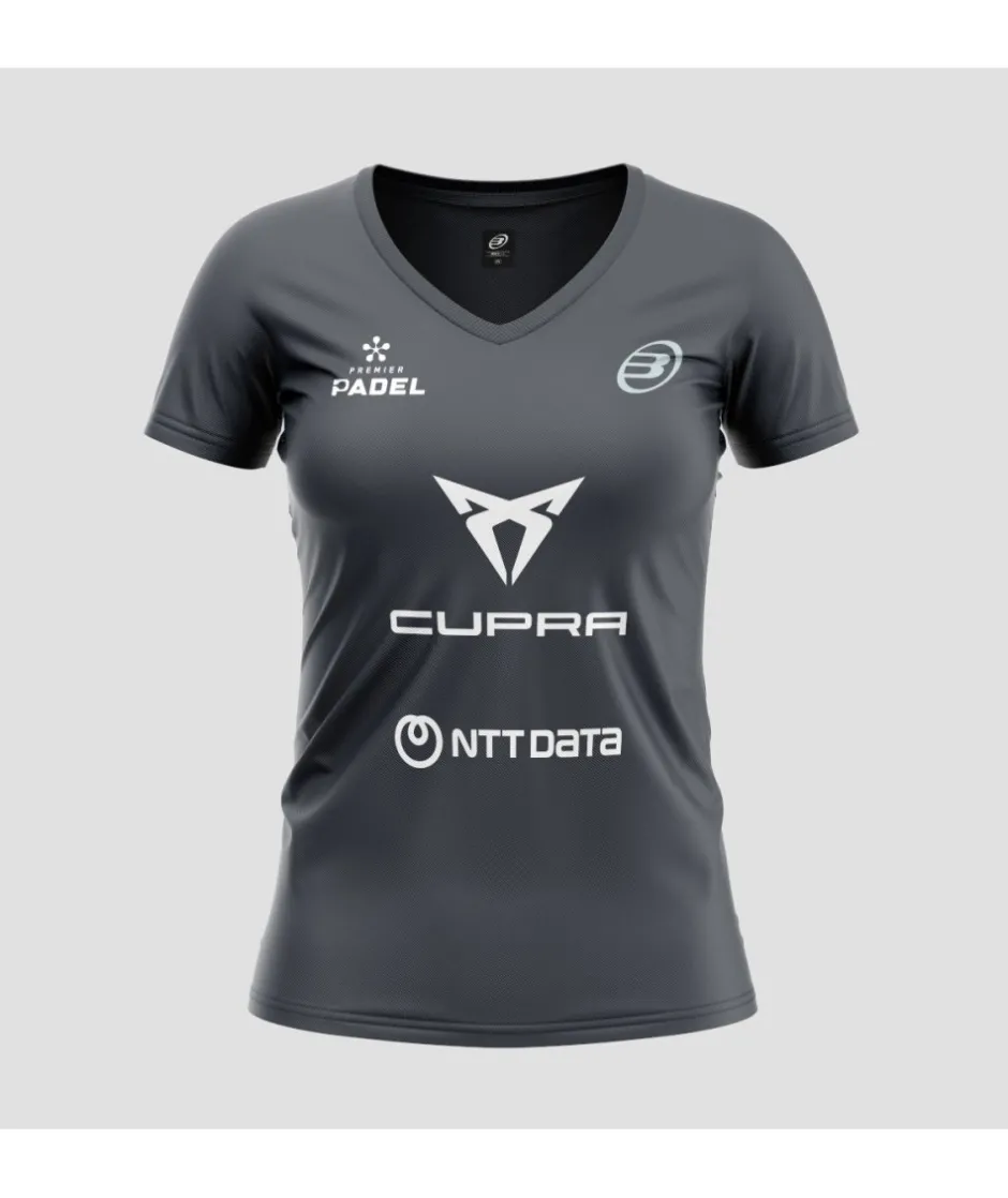 Outlet Bullpadel CAMISETA LARDA TF DF NEGRO
