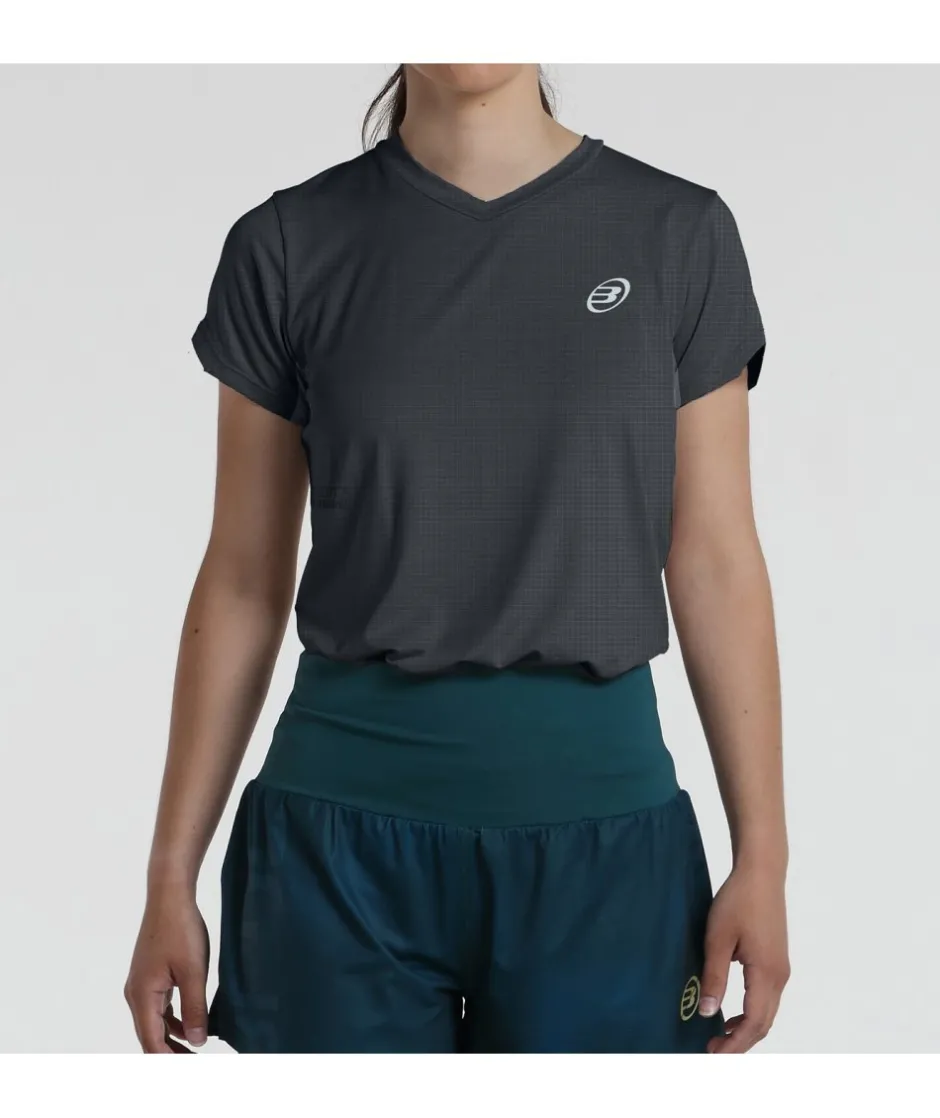 Outlet Bullpadel CAMISETA LARDA NEGRO