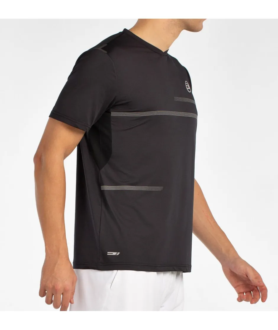 New Bullpadel CAMISETA MONTUNO NEGRO