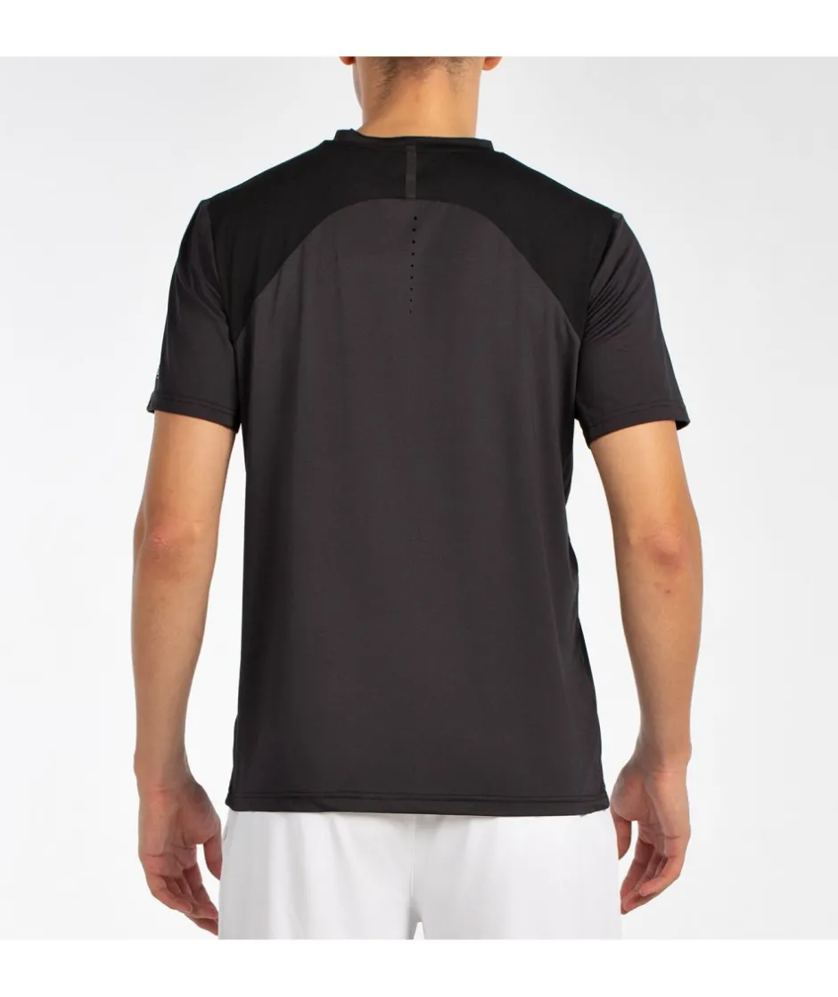 New Bullpadel CAMISETA MONTUNO NEGRO