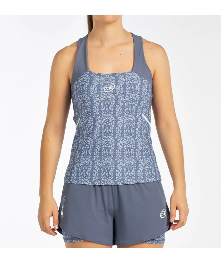 Hot Bullpadel CAMISETA OILOS AZUL LAVADO