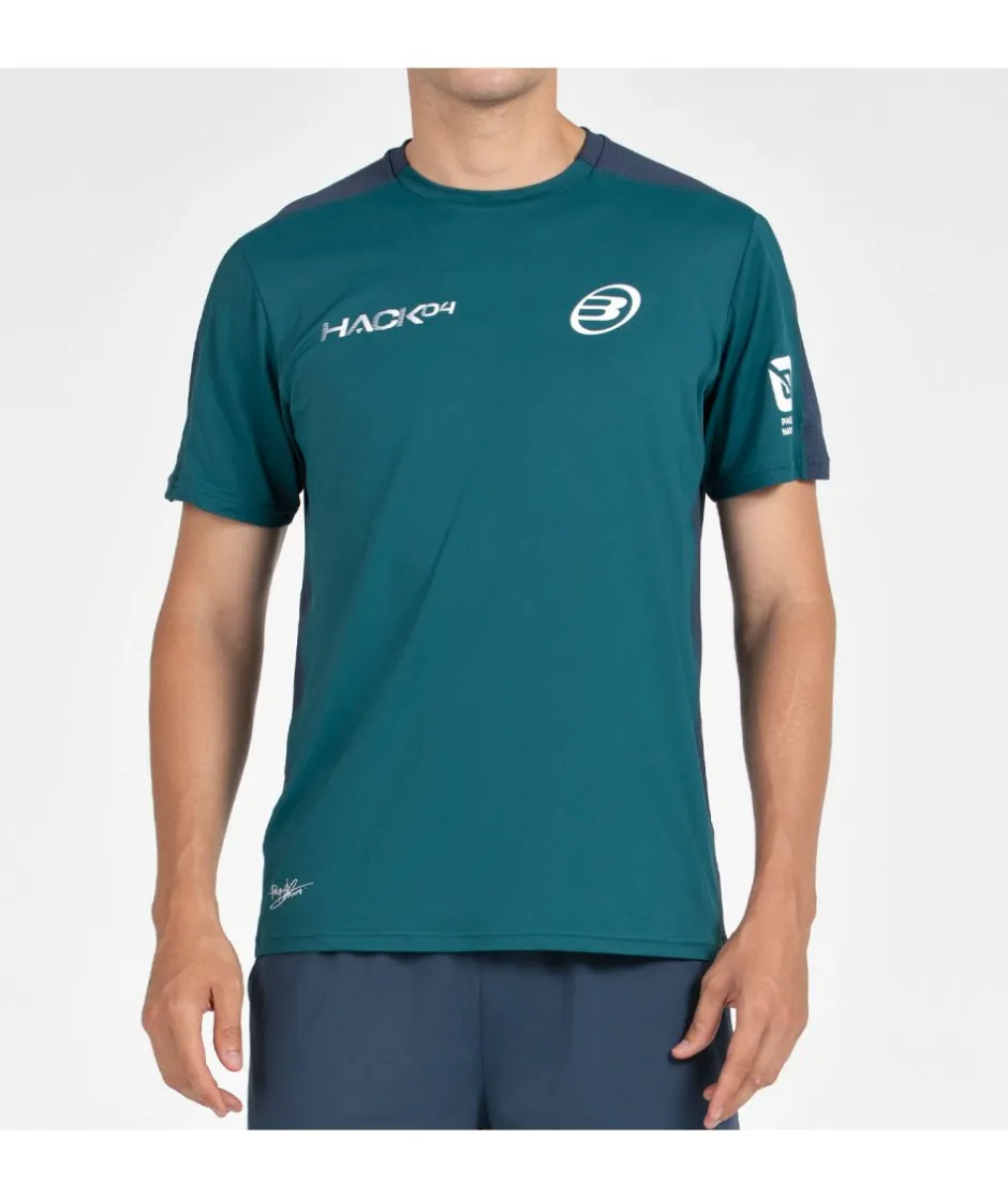 Bullpadel CAMISETA PAQUITO 25I VERDE OSCURO