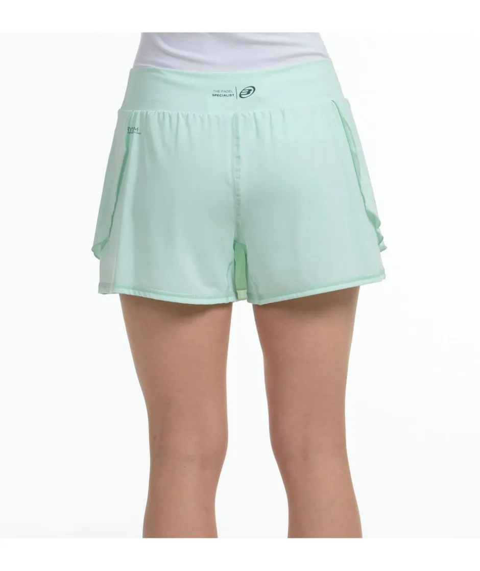 Clearance Bullpadel FALDA ADRAR VERDE AGUA TEJIDO BICOLOR