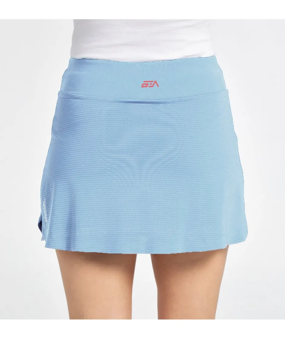 Hot Bullpadel FALDA BROZAS AZUL CELESTE