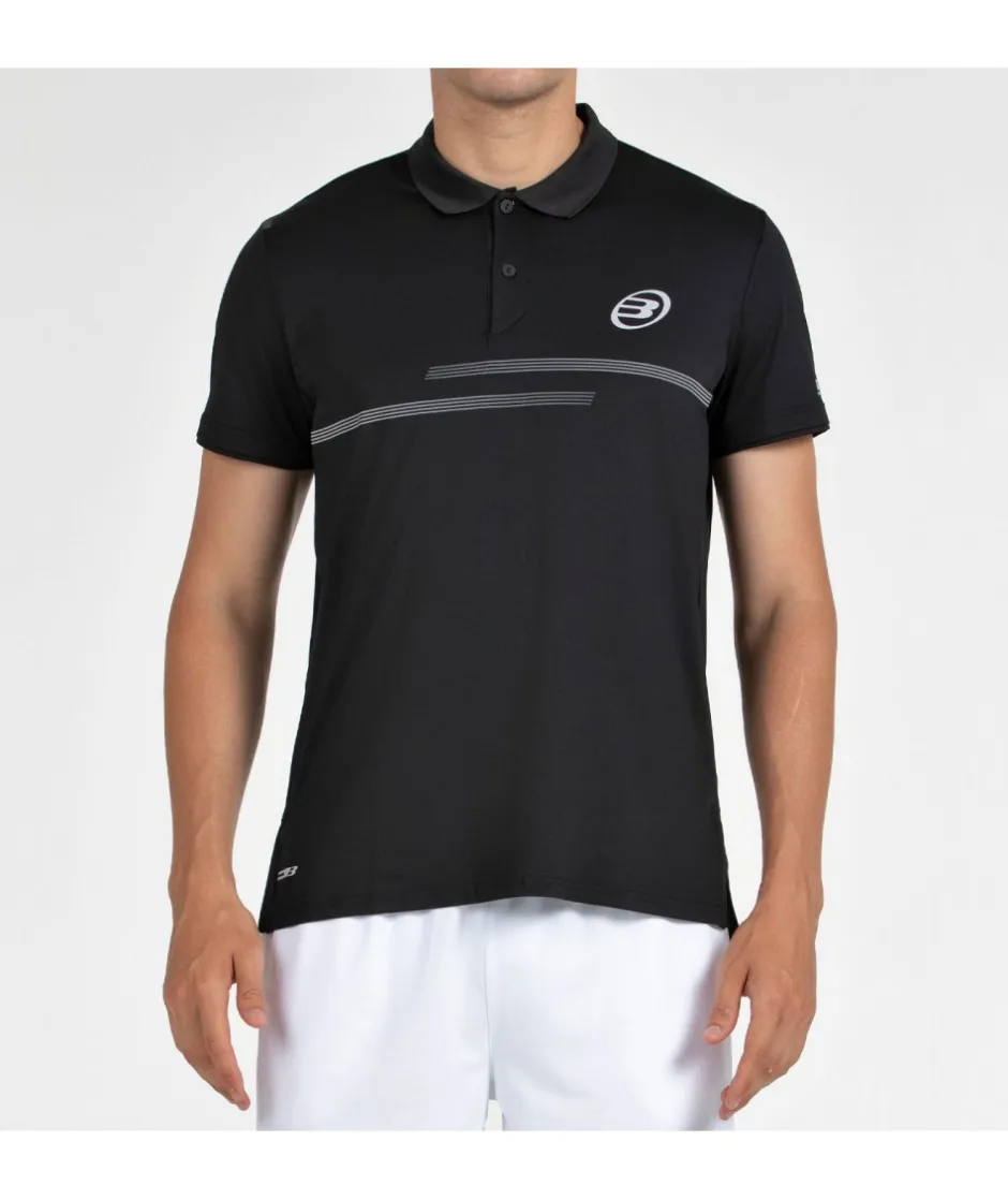 Hot Bullpadel POLO MENKAR NEGRO