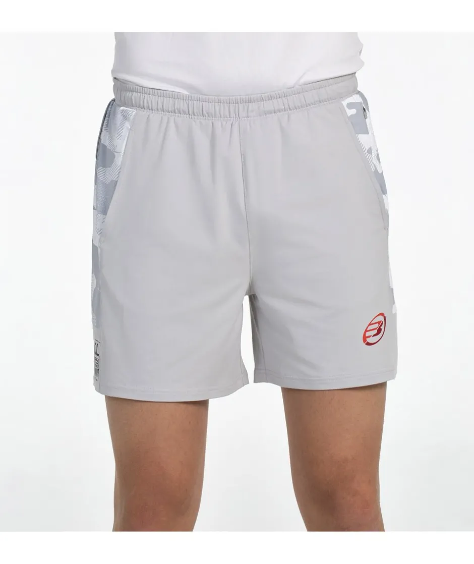 Outlet Bullpadel SHORT ENTRIMO GRIS CLARO