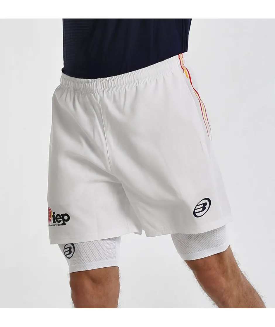 Sale Bullpadel SHORT FRAGOSA BLANCO
