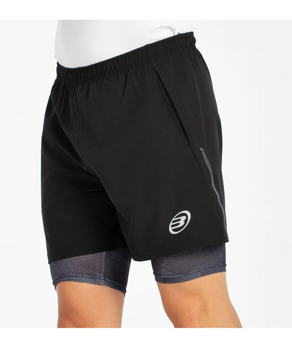 Discount Bullpadel SHORT MANZAN NEGRO