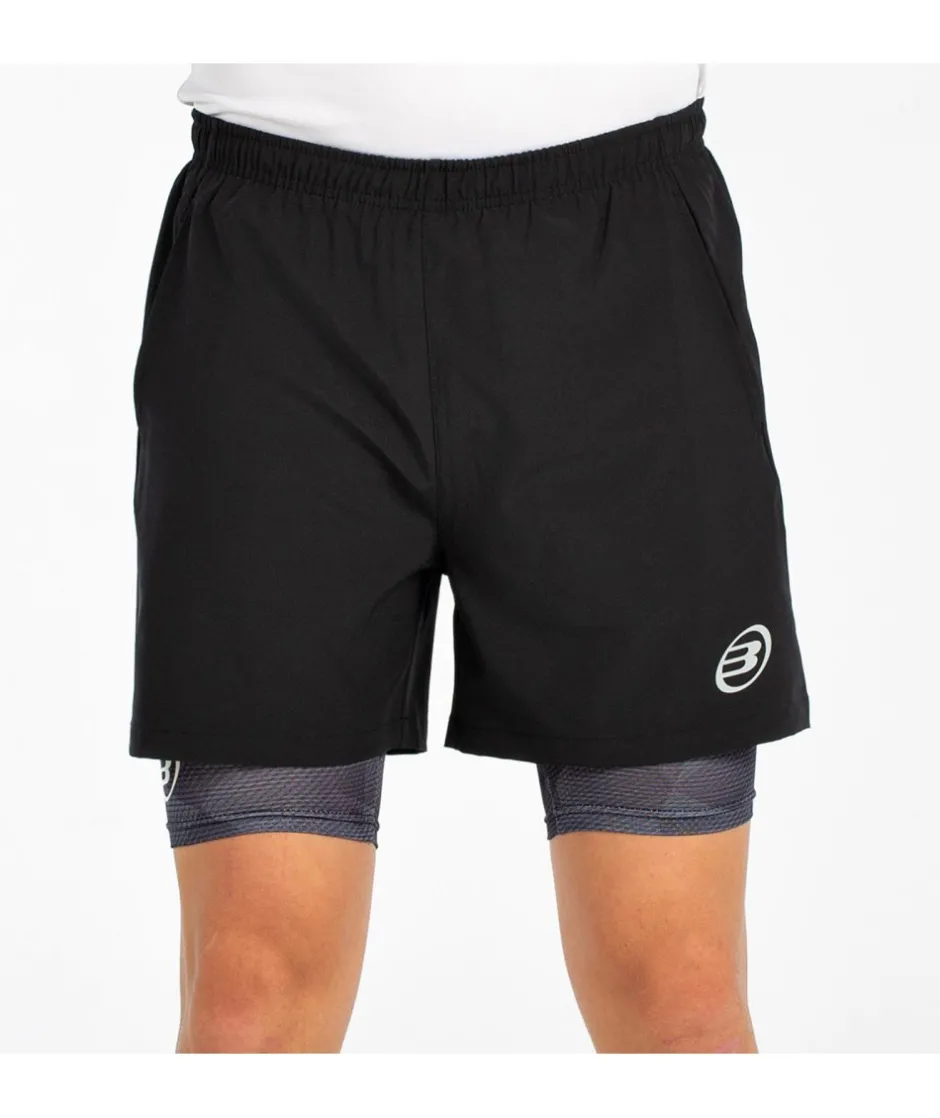 Discount Bullpadel SHORT MANZAN NEGRO