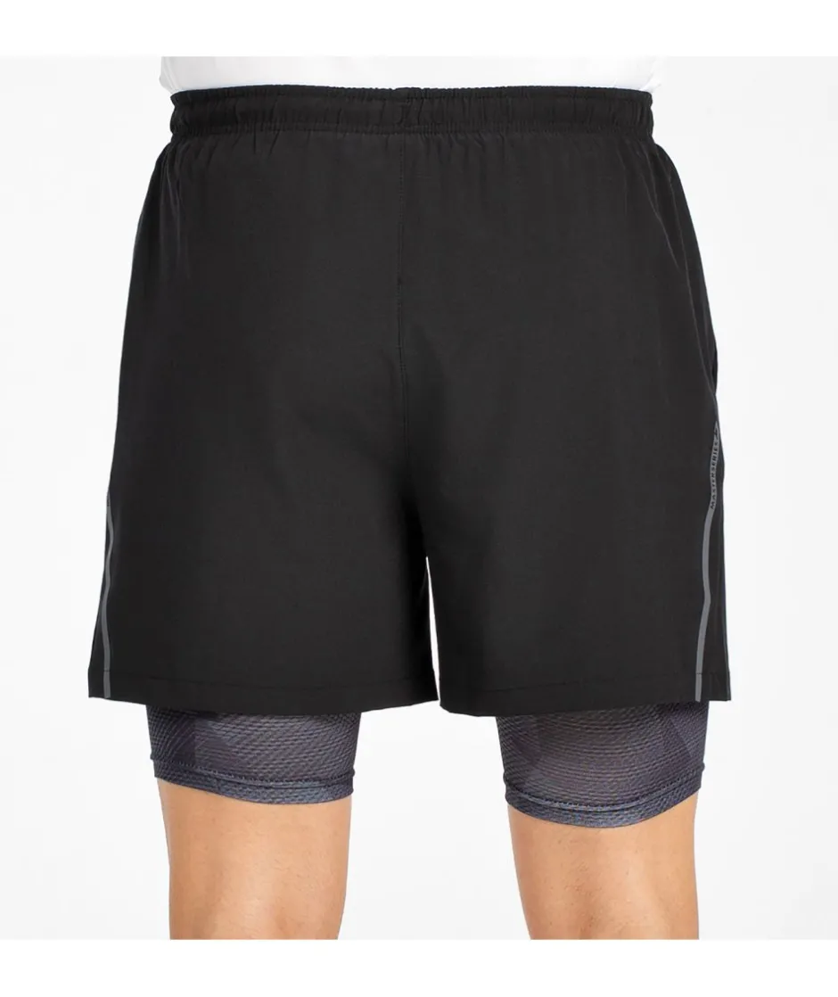 Discount Bullpadel SHORT MANZAN NEGRO