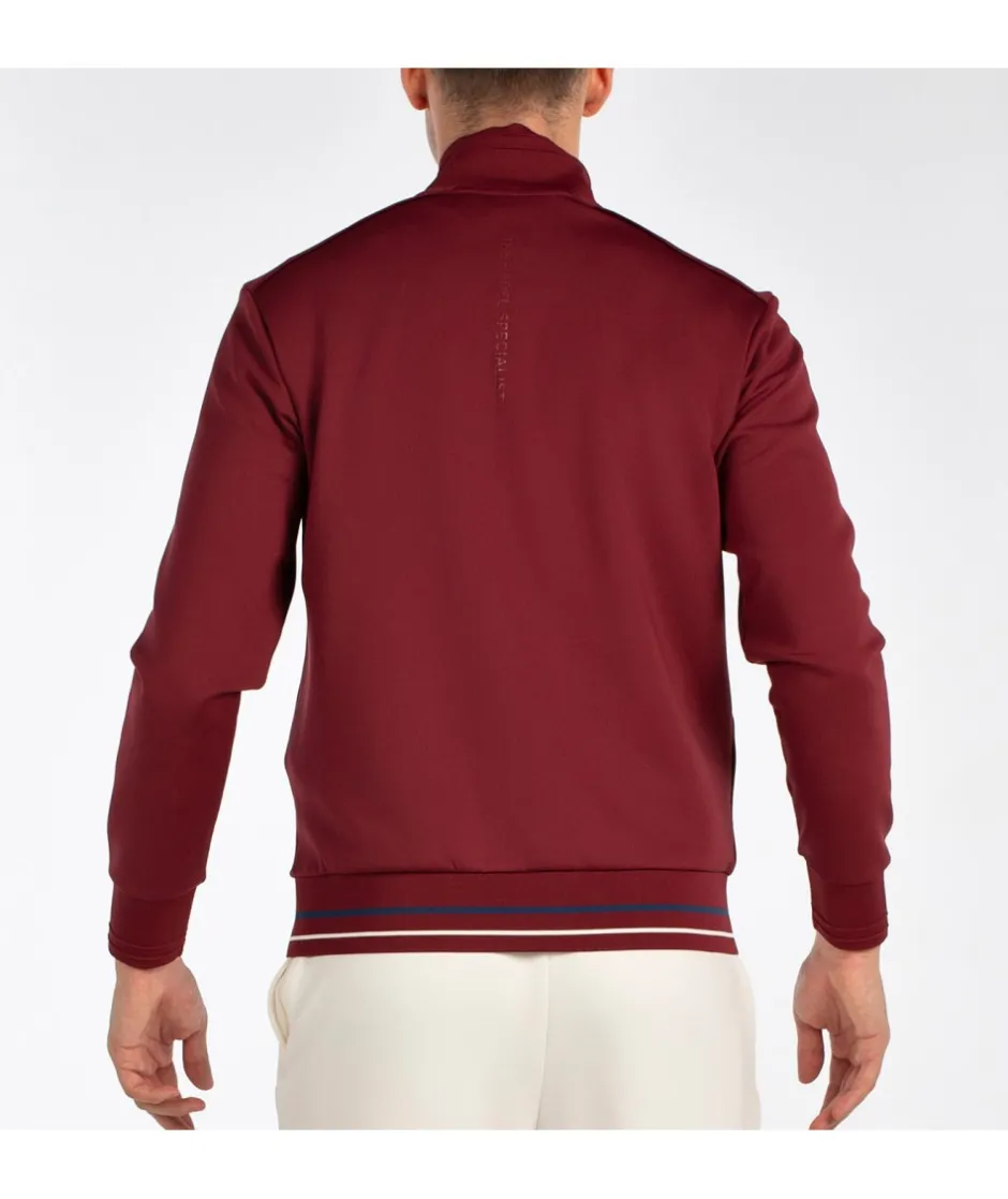Hot Bullpadel SUDADERA ABADIN VINO BURDEOS
