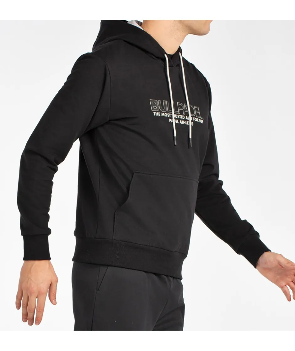 Clearance Bullpadel SUDADERA BOYEN NEGRO