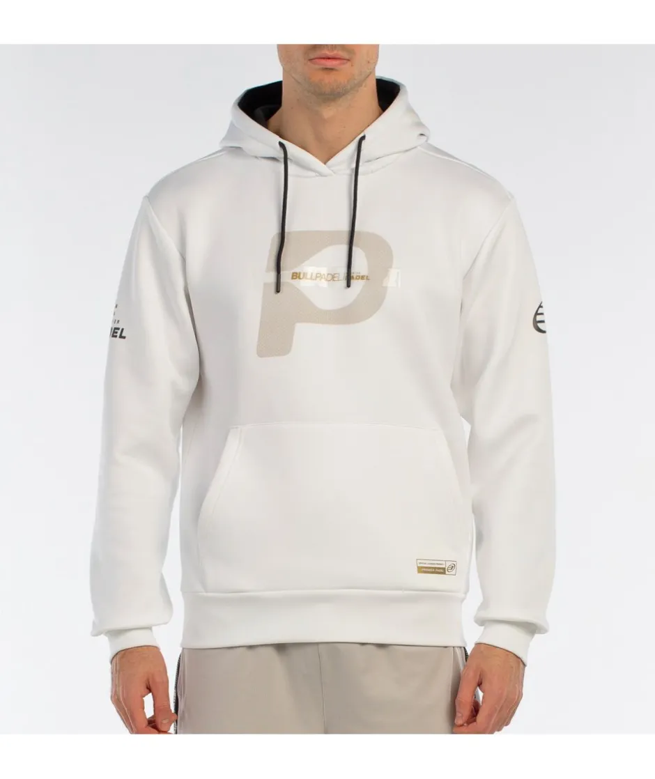 Outlet Bullpadel SUDADERA BROTA BLANCO
