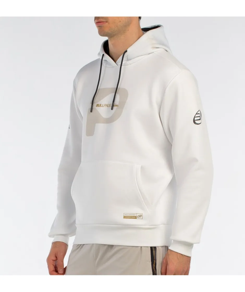 Outlet Bullpadel SUDADERA BROTA BLANCO