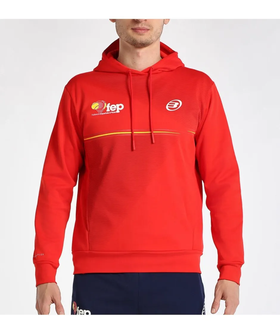 Clearance Bullpadel SUDADERA FORCA ROJO