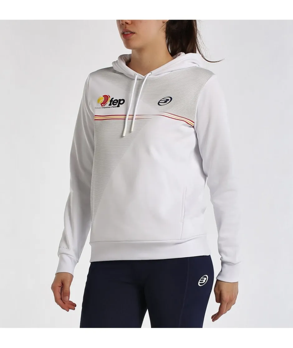 Hot Bullpadel SUDADERA FUENLA BLANCO
