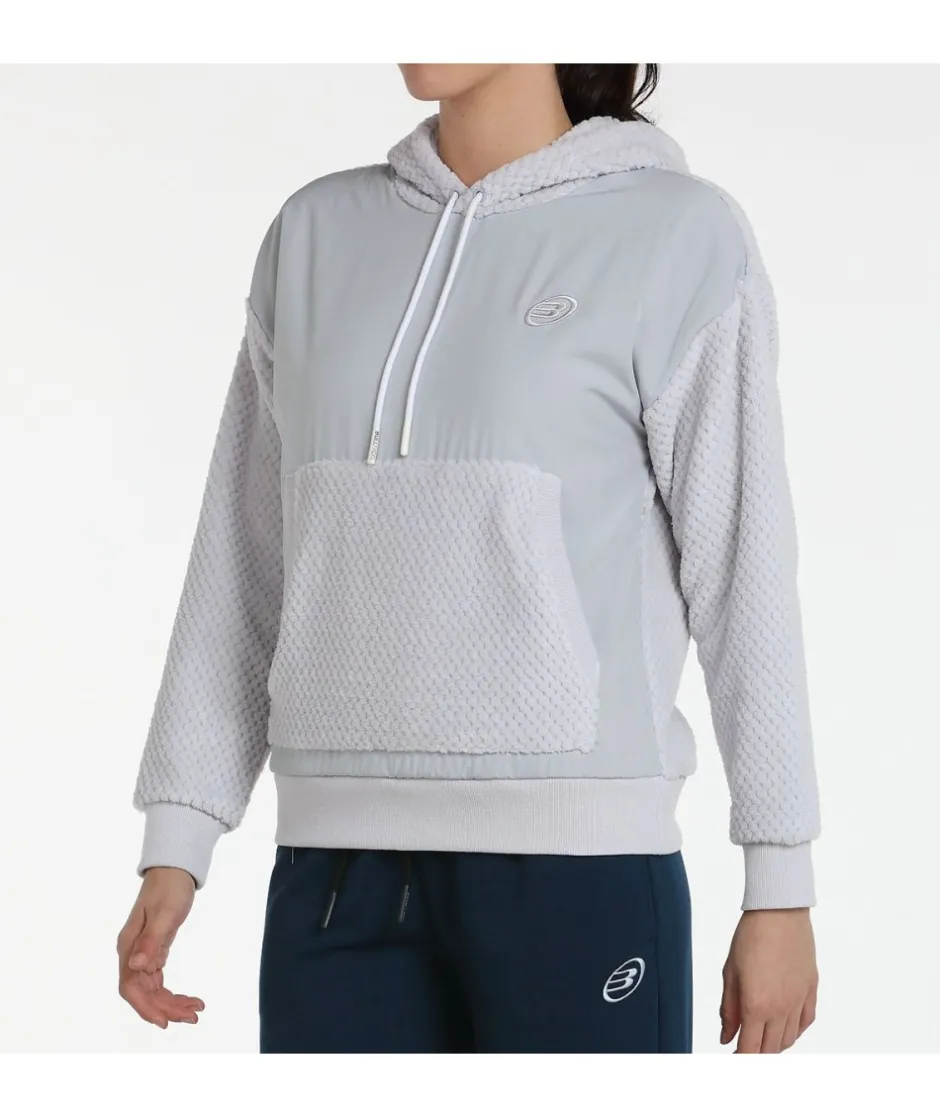 Hot Bullpadel SUDADERA NEDA GRIS PERLA