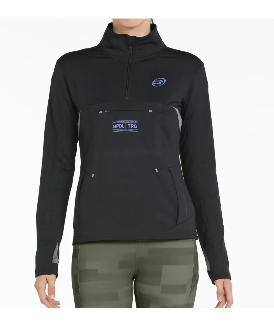 Outlet Bullpadel SUDADERA TABIT NEGRO