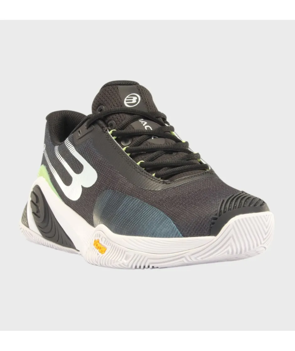 Outlet Bullpadel ZAPATILLA HACK VIBRAM 24I NEGRO Y VERDE