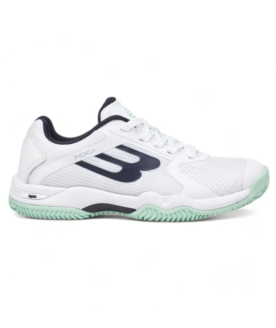 Best Bullpadel ZAPATILLA INDIGA W 25V BLANCO Y TURQUESA