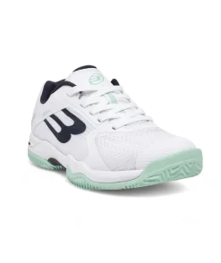 Best Bullpadel ZAPATILLA INDIGA W 25V BLANCO Y TURQUESA