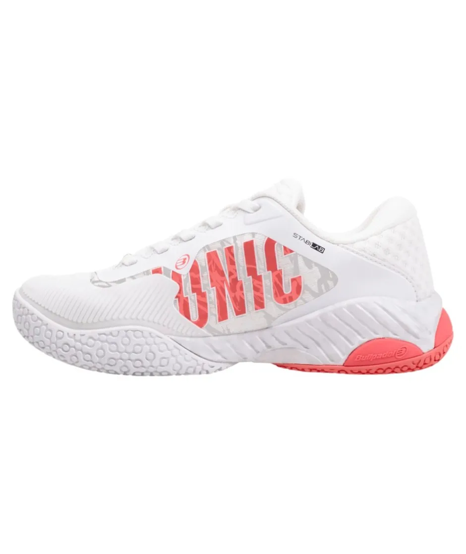 Hot Bullpadel ZAPATILLA IONIC W 25V BLANCO Y ROSA