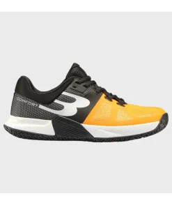 Hot Bullpadel ZAPATILLA PERFORMANCE COMFORT 24I NEGRO Y NARANJA